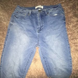 Ashley Mason blue jeans.